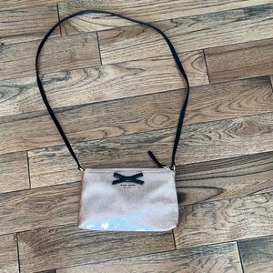 Kate Spade purse rose gold and sparkly